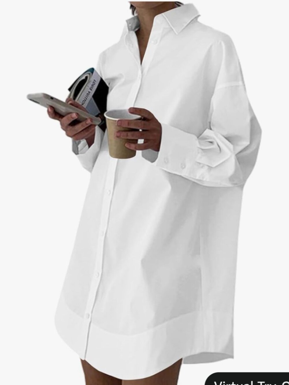 Oversized Shirt Dress